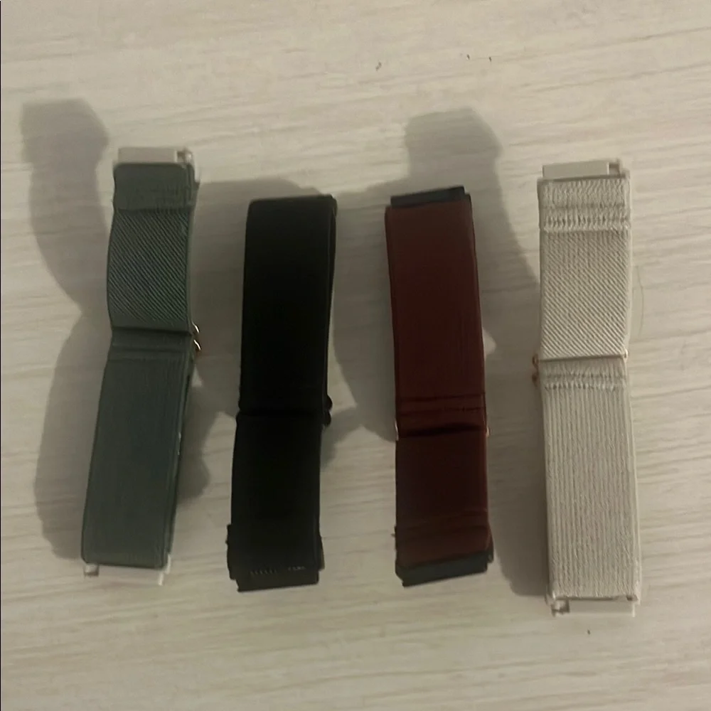 Set of Four Watch Bands in Assorted Colors